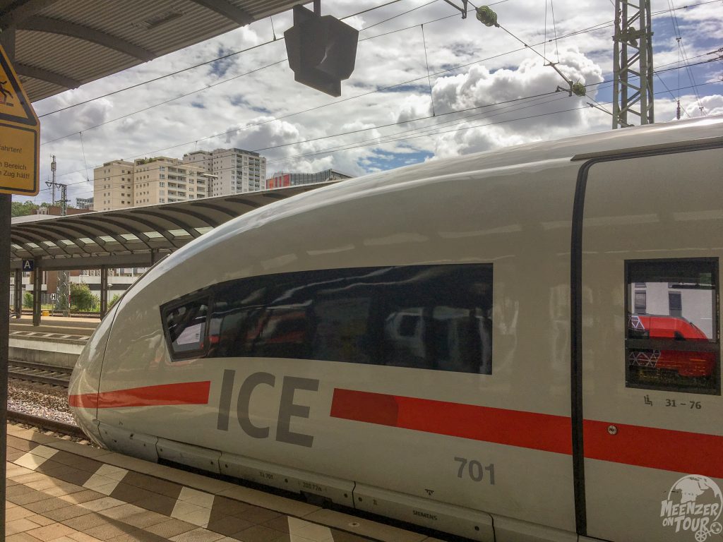 "Alle in Weiß" nach Lautern - direkt mal mit dem ICE umgesetzt