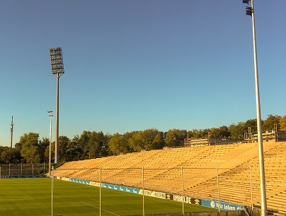 Der Rest des ehemaligen Parkstadions Gelsenkirchen